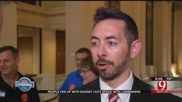 Voters Confront Lawmakers On State Budget