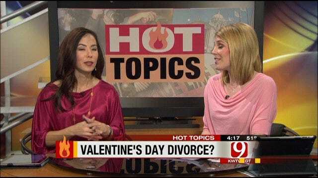 Hot Topics: Spike In Divorces On Valentine's Day