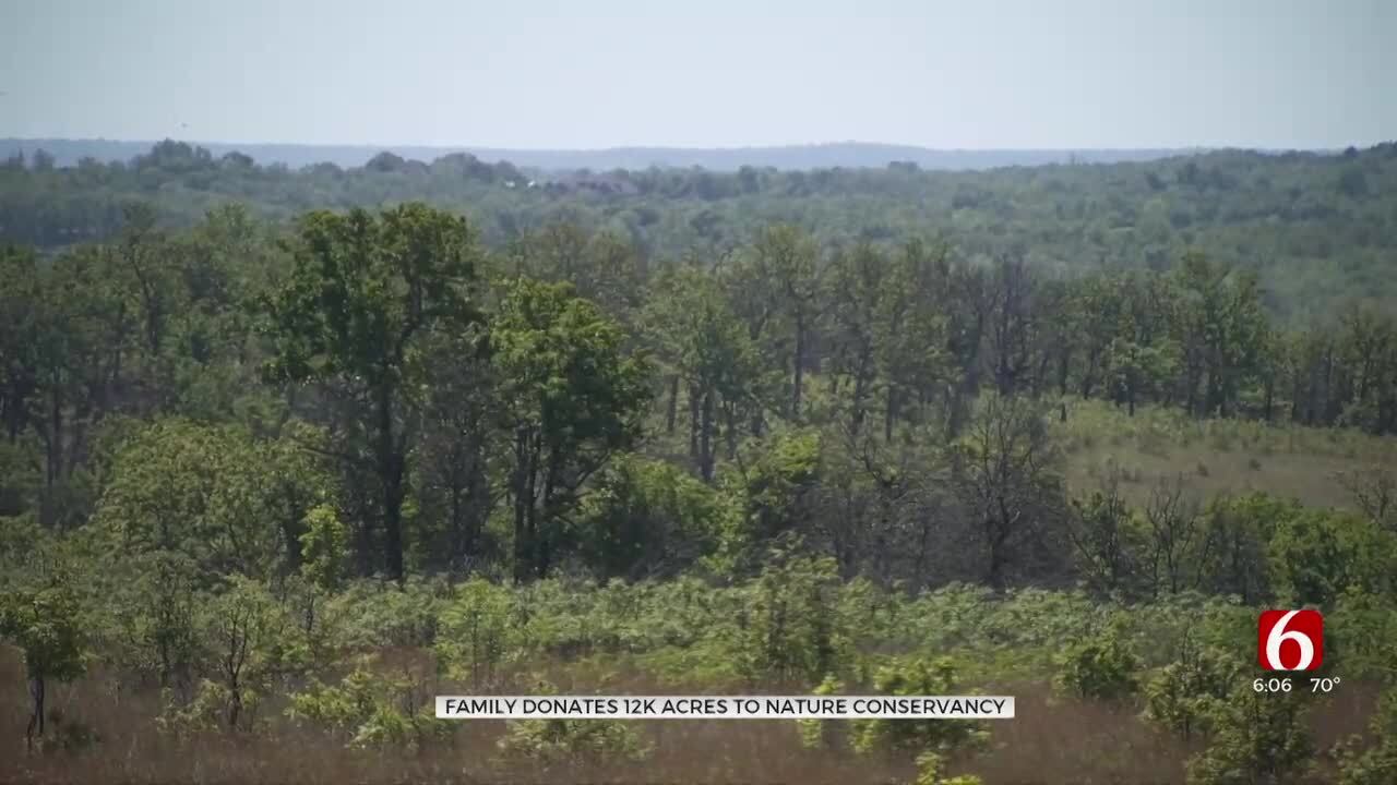 Creek County Family Donates 12,000 Acres To The Nature Conservancy