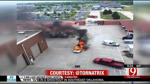 Investigation Continues Into Fatal Car Fire At Norman National Weather Center