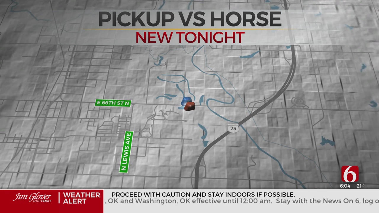Tulsa Man Hit By Pickup While Riding Horse 