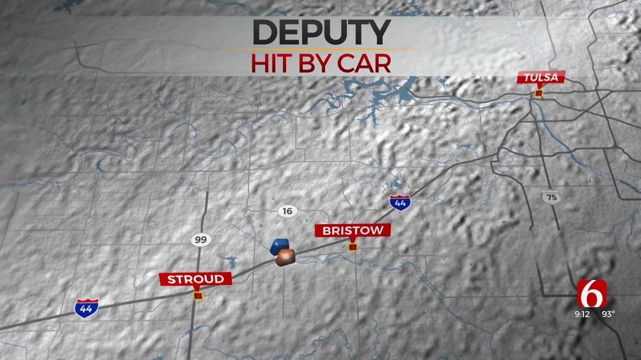 Creek Co. Deputy Uninjured After Vehicle Hit Patrol Car On Turner Turnpike, Authorities Say