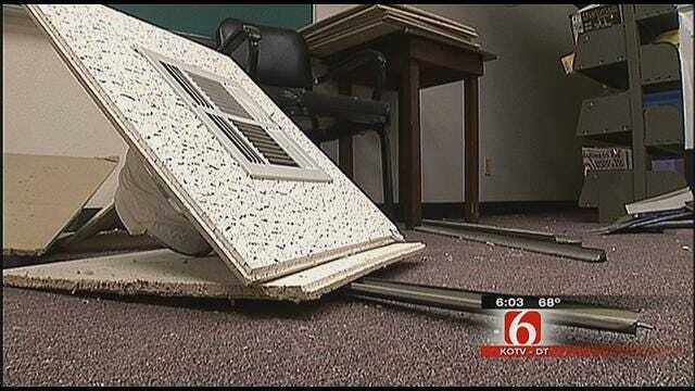 Clean Up Continues In Hard-Hit Oklahoma Counties After Earthquake