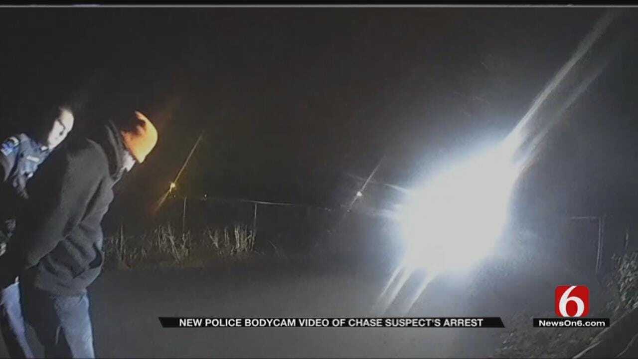 Body Cam Shows Arrest Of Tulsa Chase Suspect