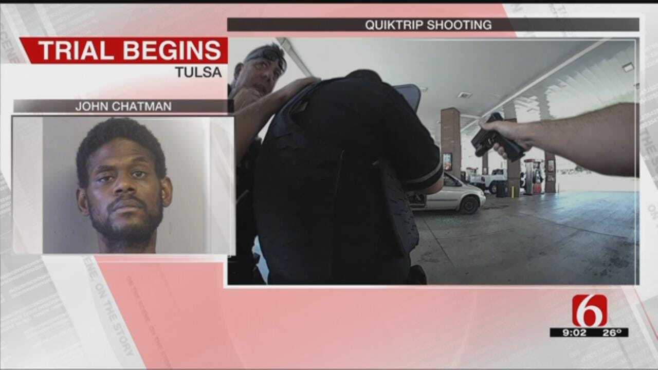 Trial Continues For Man Charged With Shooting A Tulsa Police Officer
