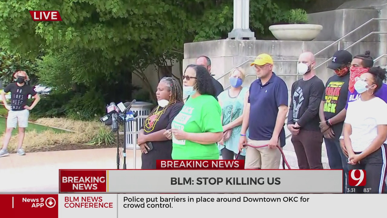 WATCH: Black Lives Matter OKC Full Press Conference On Demands For City Leaders 