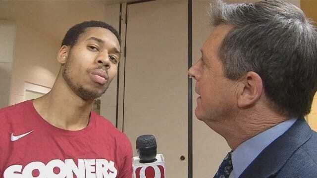 Isaiah Cousins Talks After OU's Win Over VCU
