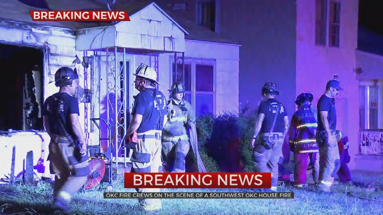 Fire Crews Battle Vacant House Fire In SW OKC