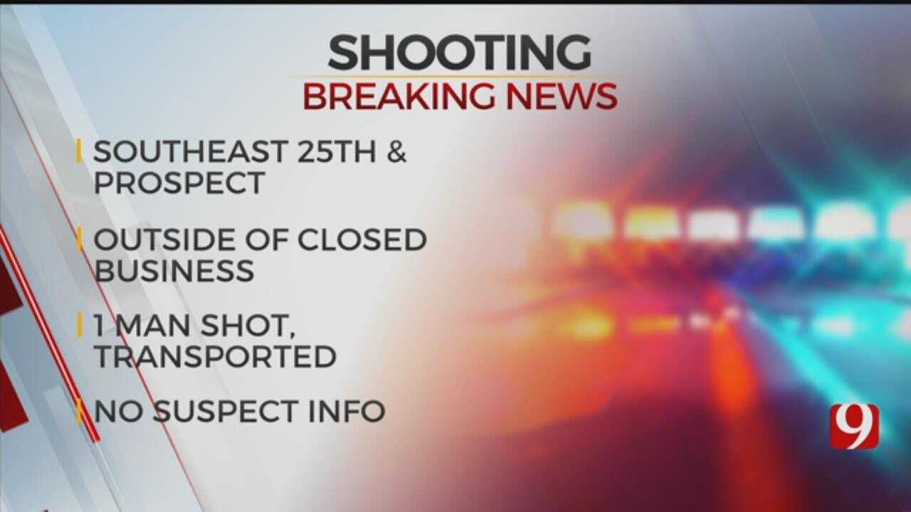 1 Transported To Hospital After Shooting in OKC