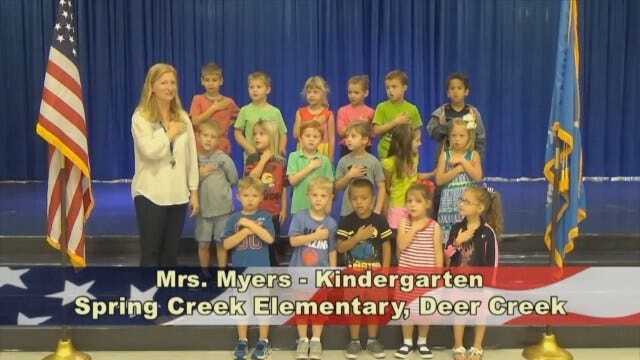 Mrs. Myers’ Kindergarten Class At Spring Creek Elementary School
