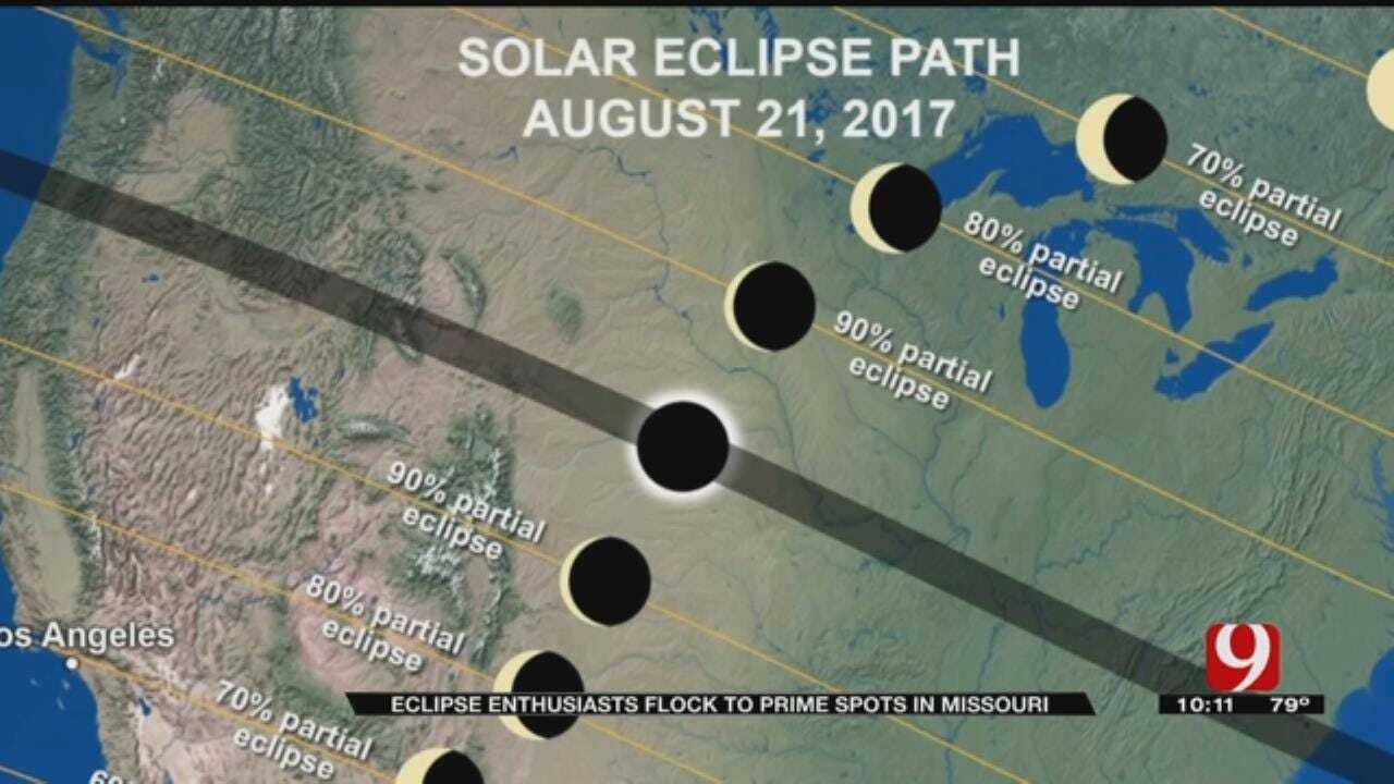 Eclipse Enthusiasts Flock To Prime Spots In Missouri