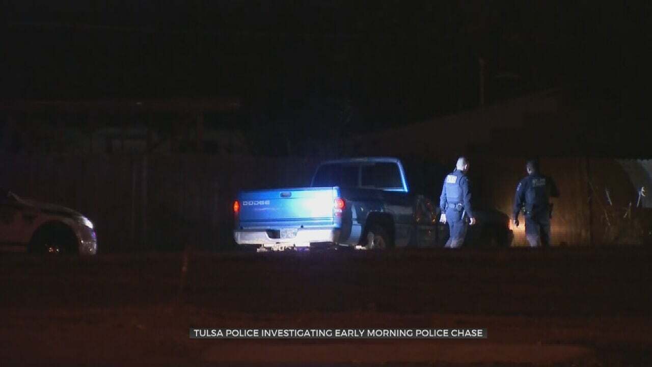 Tulsa Police Search For Man Involved In Overnight Chase