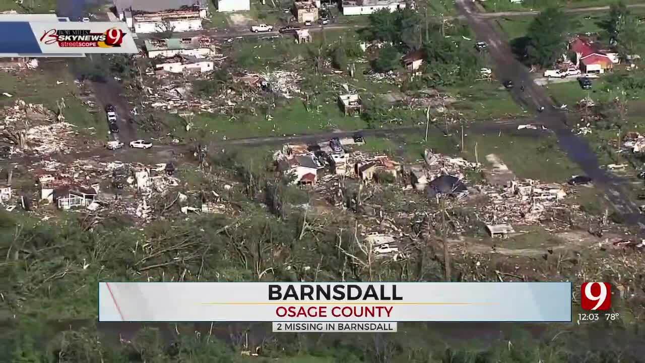 Barnsdall Mayor, Highway Patrol Address Tornado Recovery