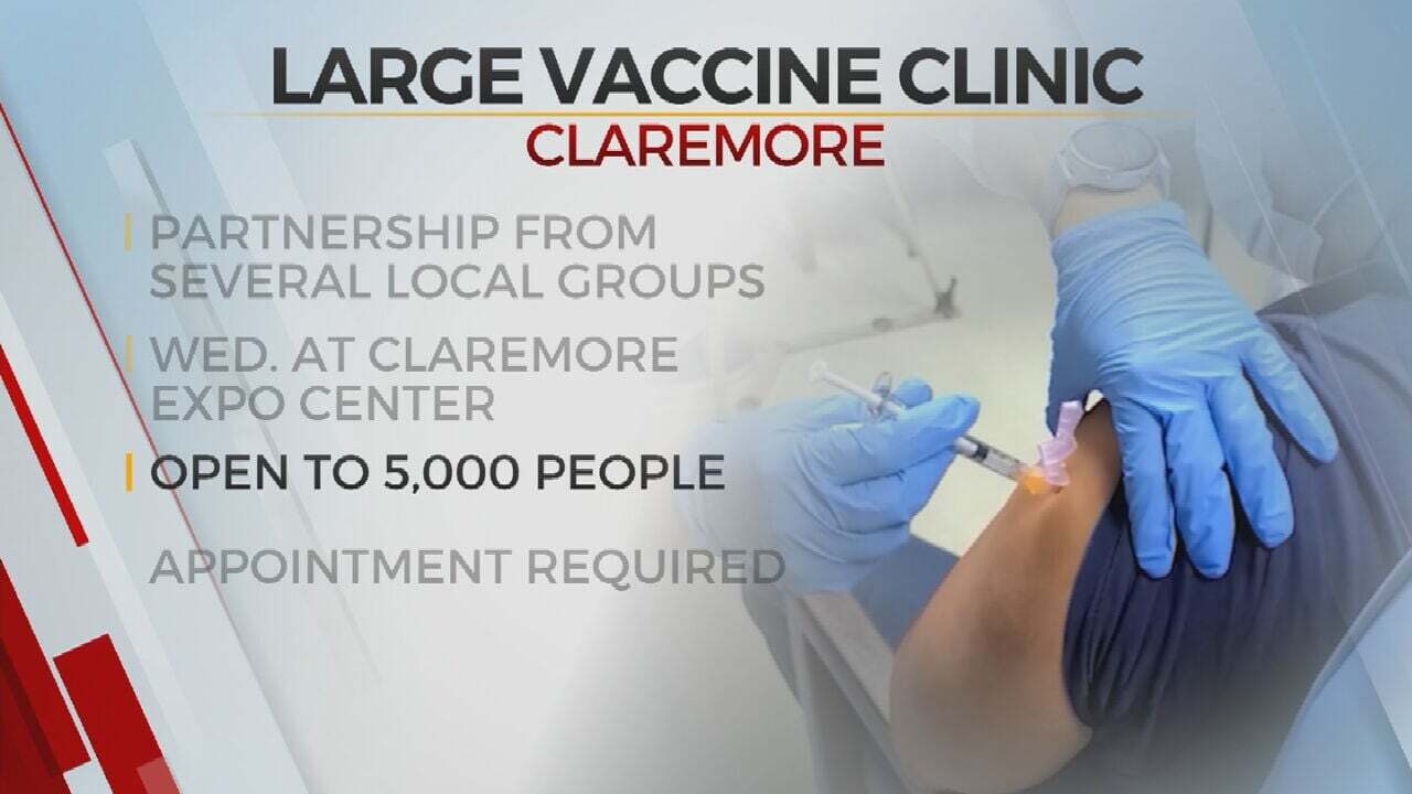 Indian Health Services To Host Large-Scale Vaccination Clinic With City Of Claremore 