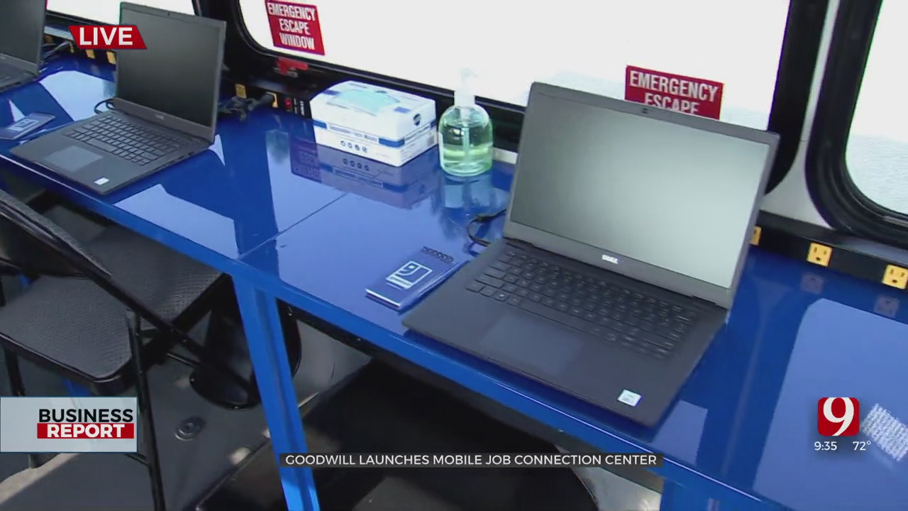 WATCH: Goodwill Launches Mobile Job Connection Center To Help Oklahomans Looking For Work