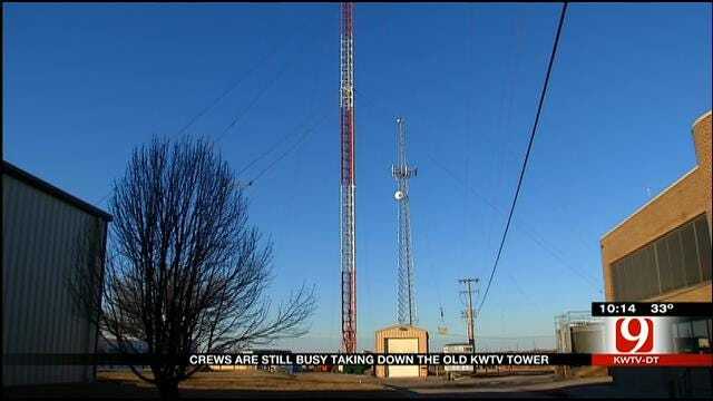 KWTV's Historic Broadcast Tower Nearly Dismantled