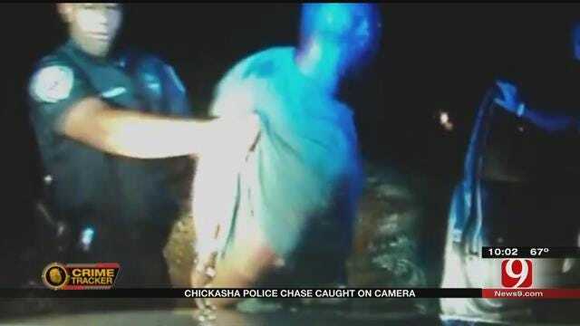 Wild Chickasha Police Chase Caught On Dash Cam