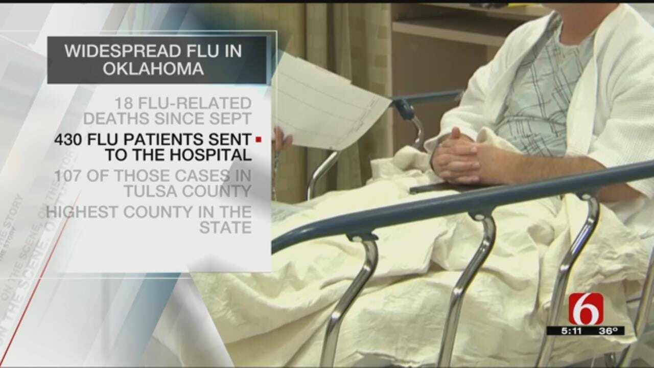 Oklahoma Flu Deaths Climb To 18