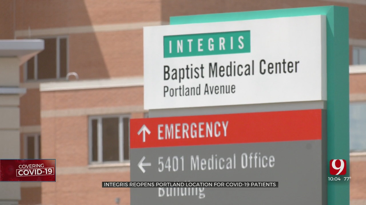 Integris Reopens Portland Ave. Campus For COVID-19 Overflow As Cases Surge