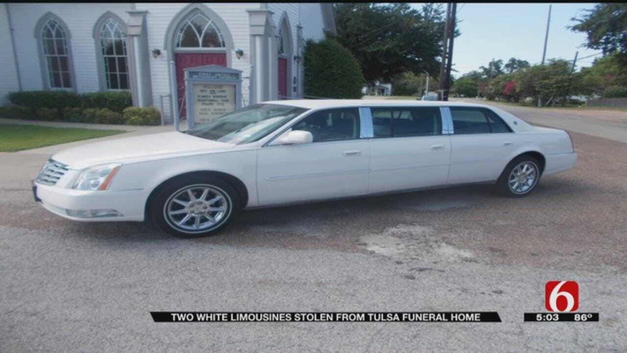 Police: Two Limos Stolen From Tulsa Funeral Home