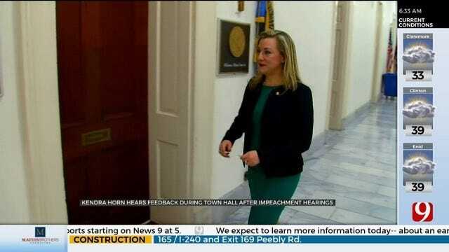 Kendra Horn Hears Feedback During Town Hall After Impeachment Hearing