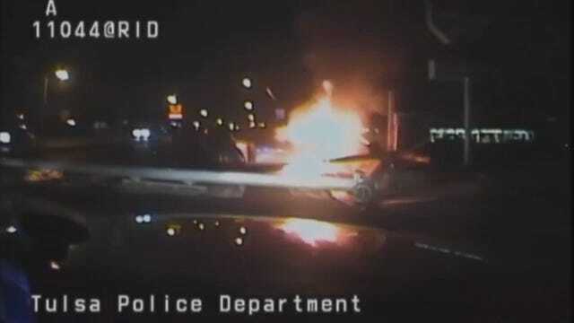 WEB EXTRA: Tulsa Police Department Dash Cam Video