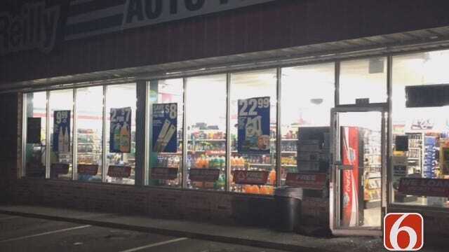 WEB EXTRA: Burglars Hit Two Tulsa Auto Parts Stores