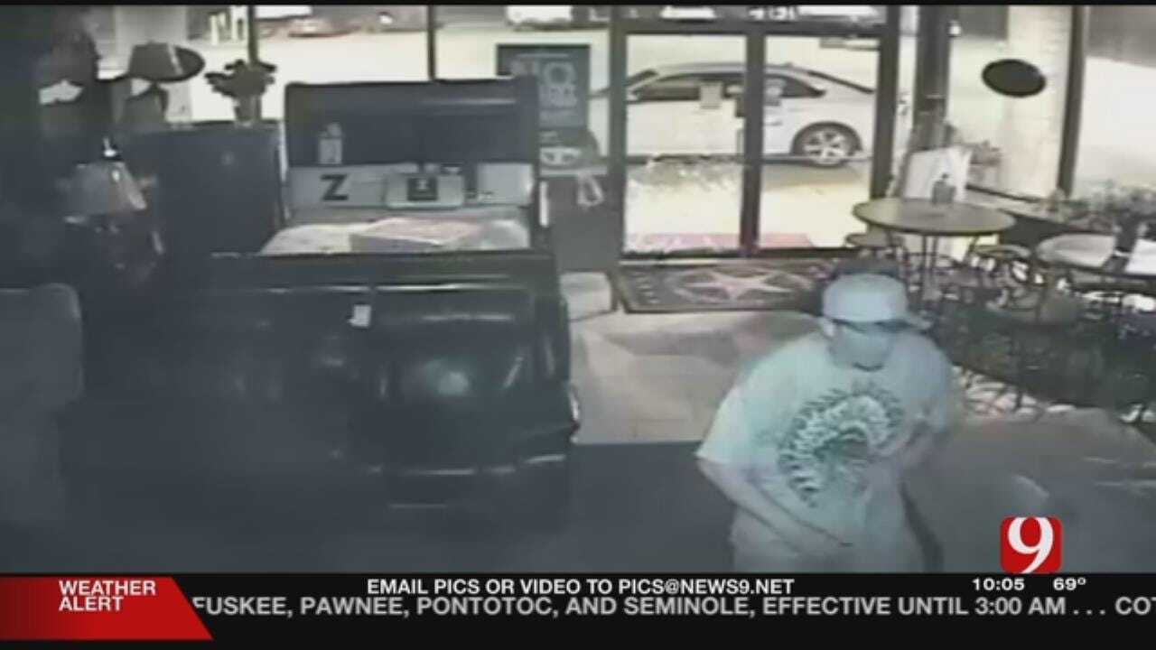 Surveillance Footage Shows Local Business Being Burglarized