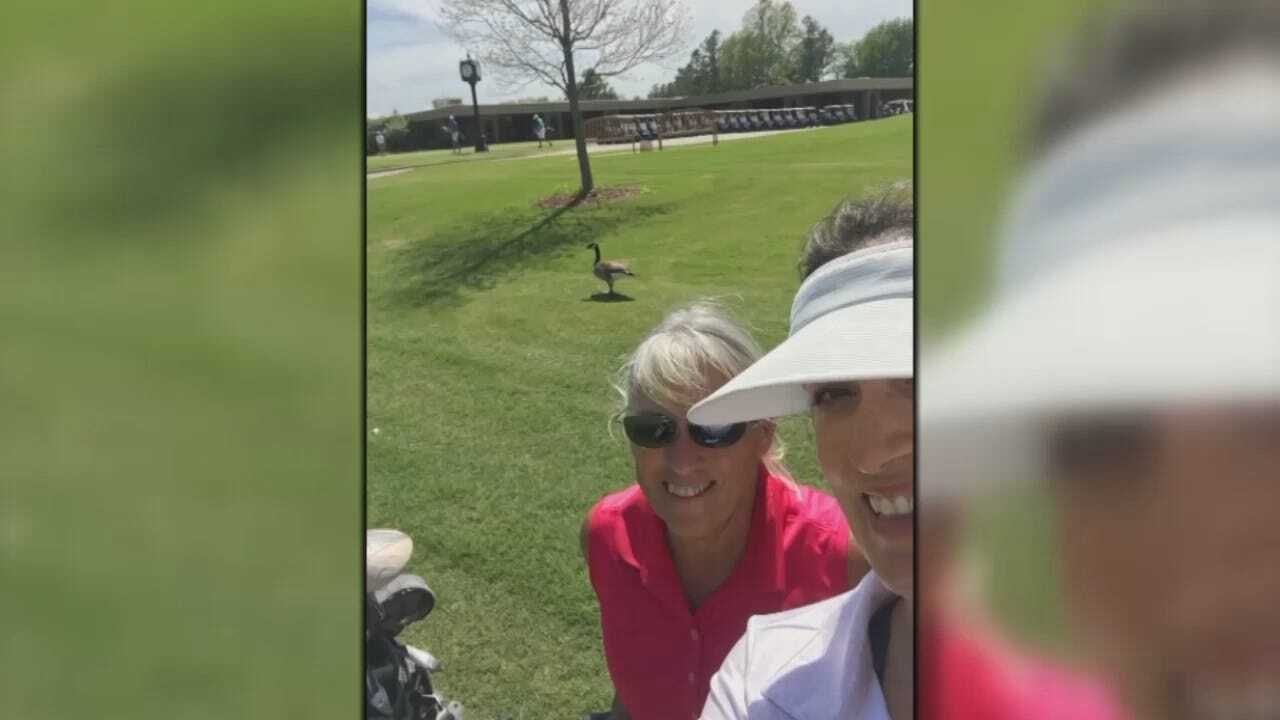 WEB EXTRA: Goose Keeps Tulsa Golfer Company On Local Course