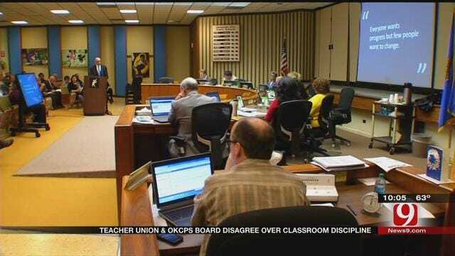 Teacher Union And OKCPS Board Disagree Over Classroom Discipline
