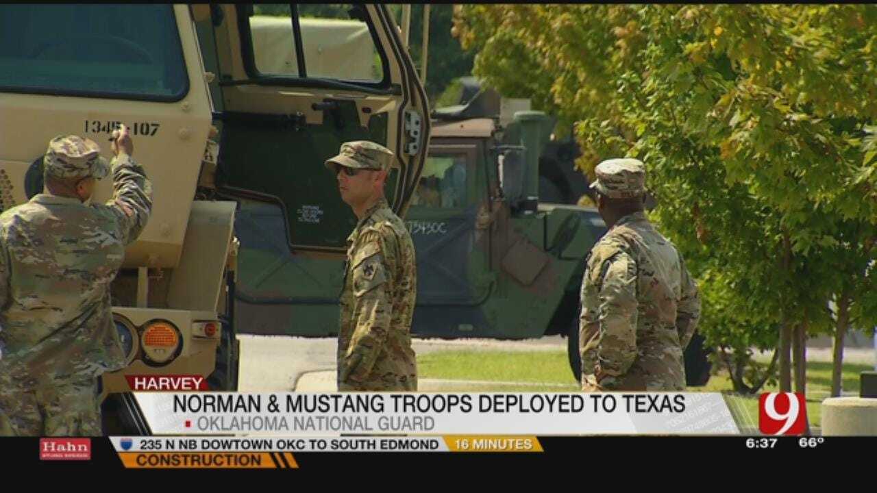 OK National Guard Sends More Help With Harvey Relief Efforts