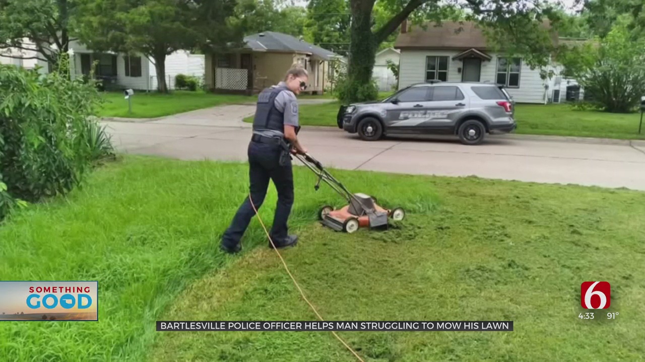 Bartlesville Police Officer Goes Beyond The Call Of Duty To Help 70-Year-Old Neighbor 