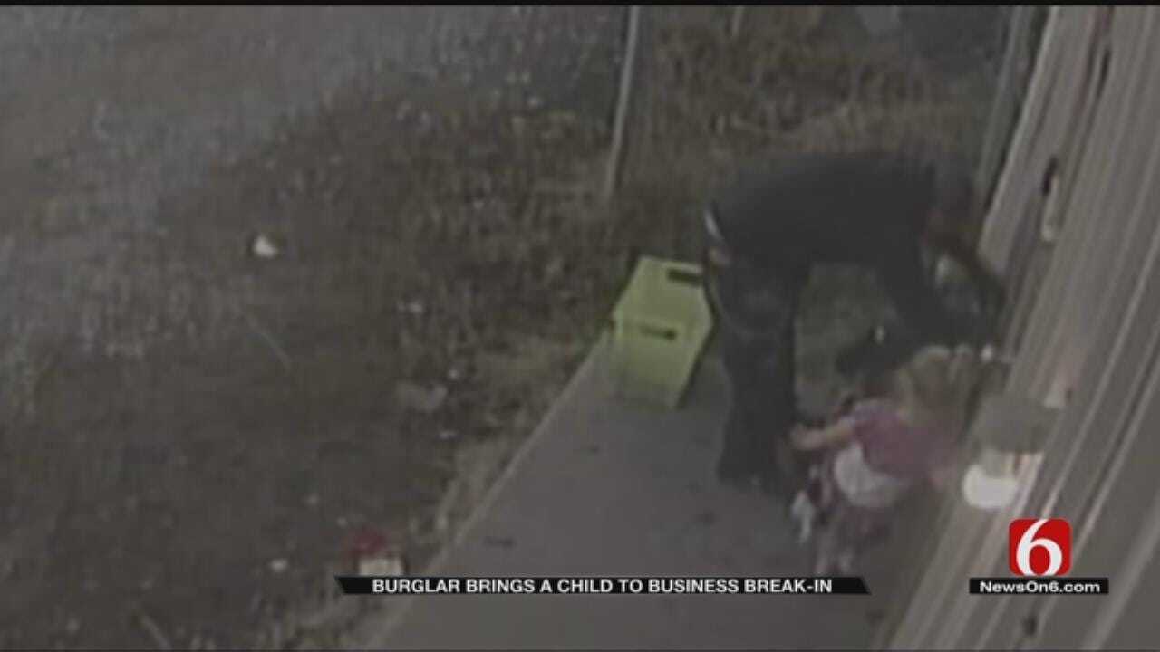 Tulsa Burglary Suspect Brings Child With Him To Commit Crime
