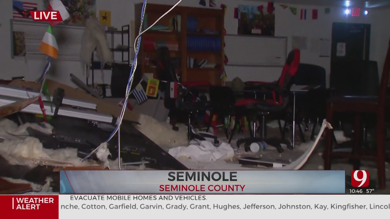 Seminole School Suffers Serious Storm Damage