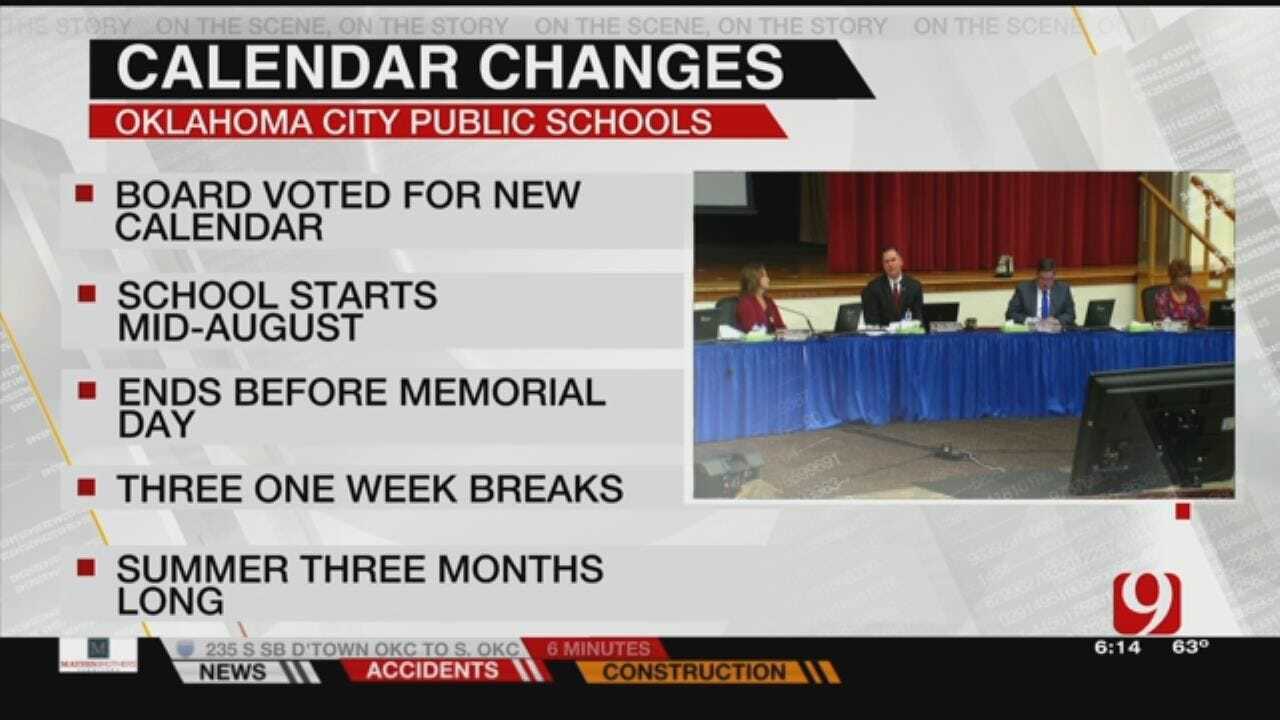 OKCPS Board Votes To Change School Calendar