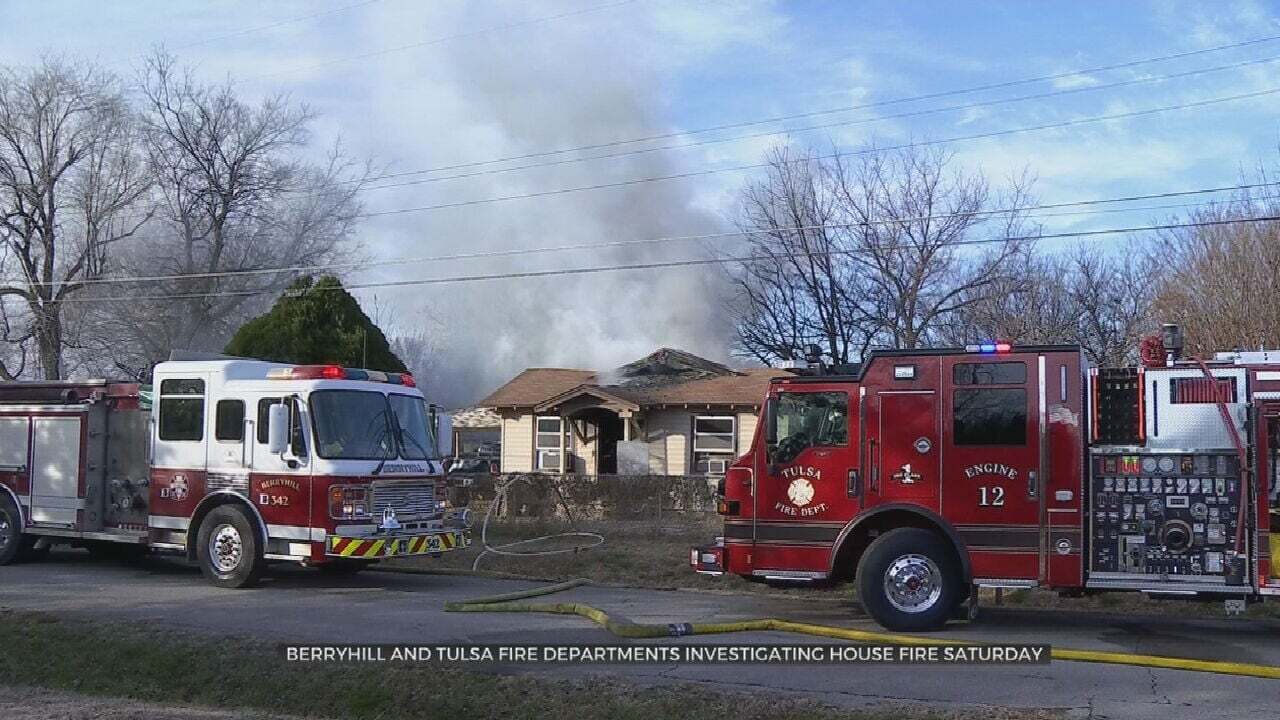 Berryhill, Tulsa Firefighters Investigate Cause Of Weekend House Fire 