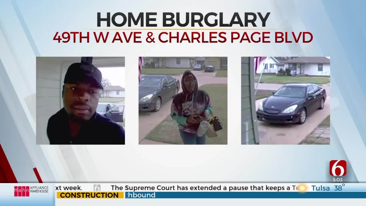 Police Search For 2 People Accused Of Home Burglary In Tulsa
