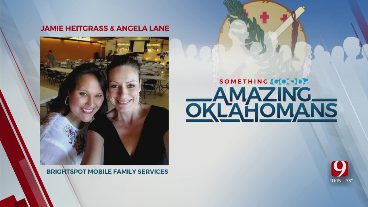 Amazing Oklahomans: Angela Lane & Jamie Heitgrass Helping Neighbors For The Holidays