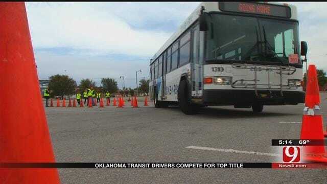 OK Transit Drivers Test Their Skills On Tricky Obstacle Course
