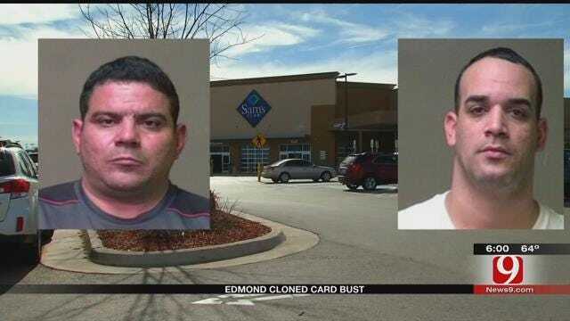 Edmond Police Bust Two Suspects In Stolen Credit Card Scam