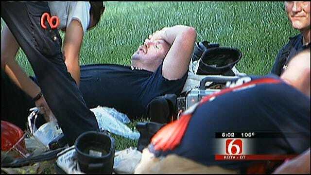 Tulsa Paramedic Surprised To Be Heat Exhaustion Patient
