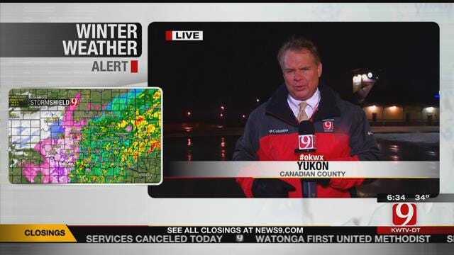 News 9's Aaron Brilbeck In Yukon Covering Winter Weather