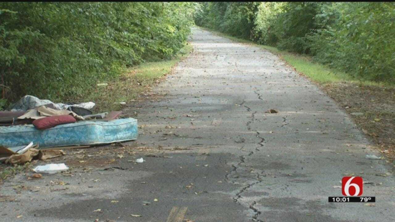 Illegal Dumping On The Rise On Osage Prairie Trail