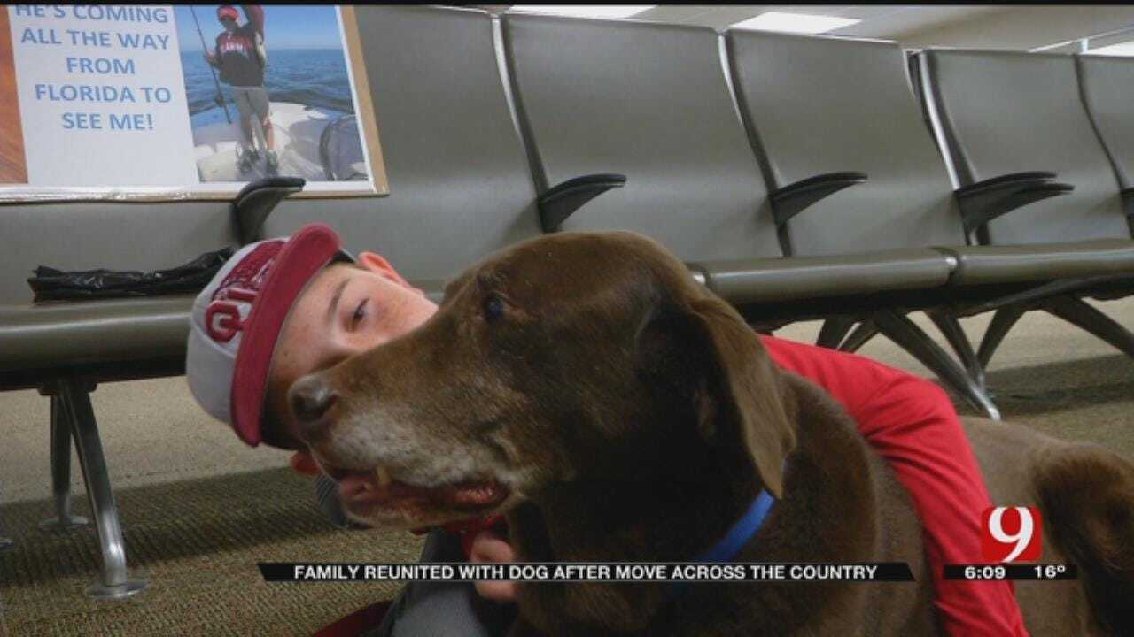 Boy Reunites With Best Friend at OKC Airport