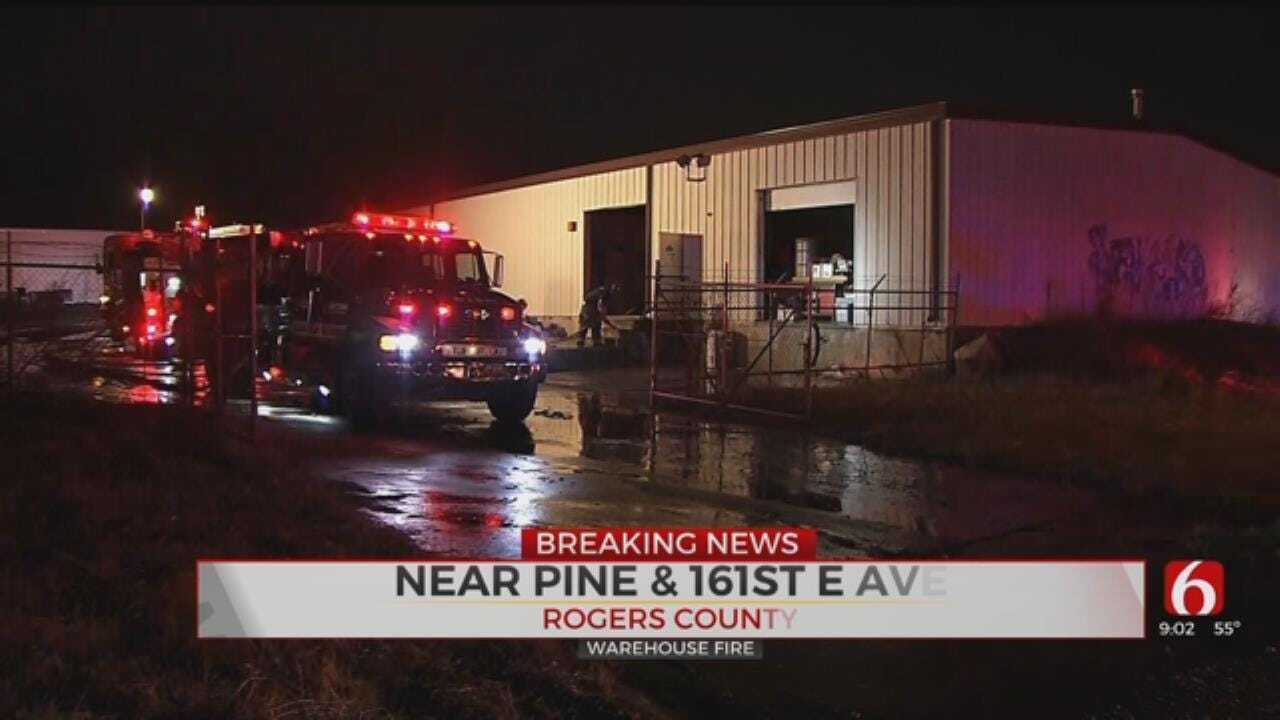 Cause Of Rogers County Industrial Fire Under Investigation