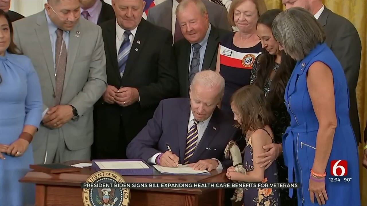 President Biden Signs Burn Pit Bill Into Law, Expanding Health Care Benefits For Vets