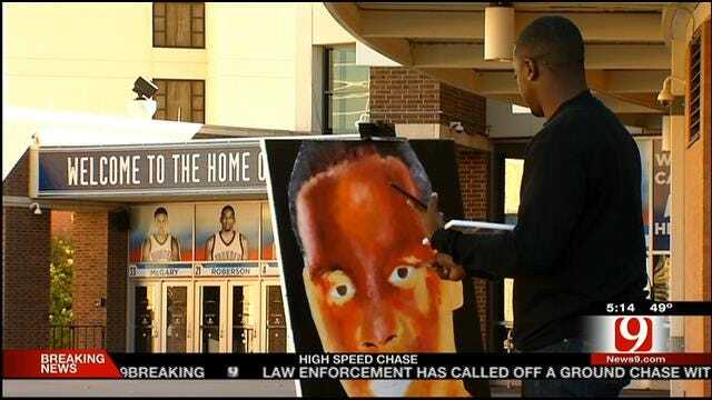 Virginia Artist Hopes His Work Will Earn Him A Meeting With KD