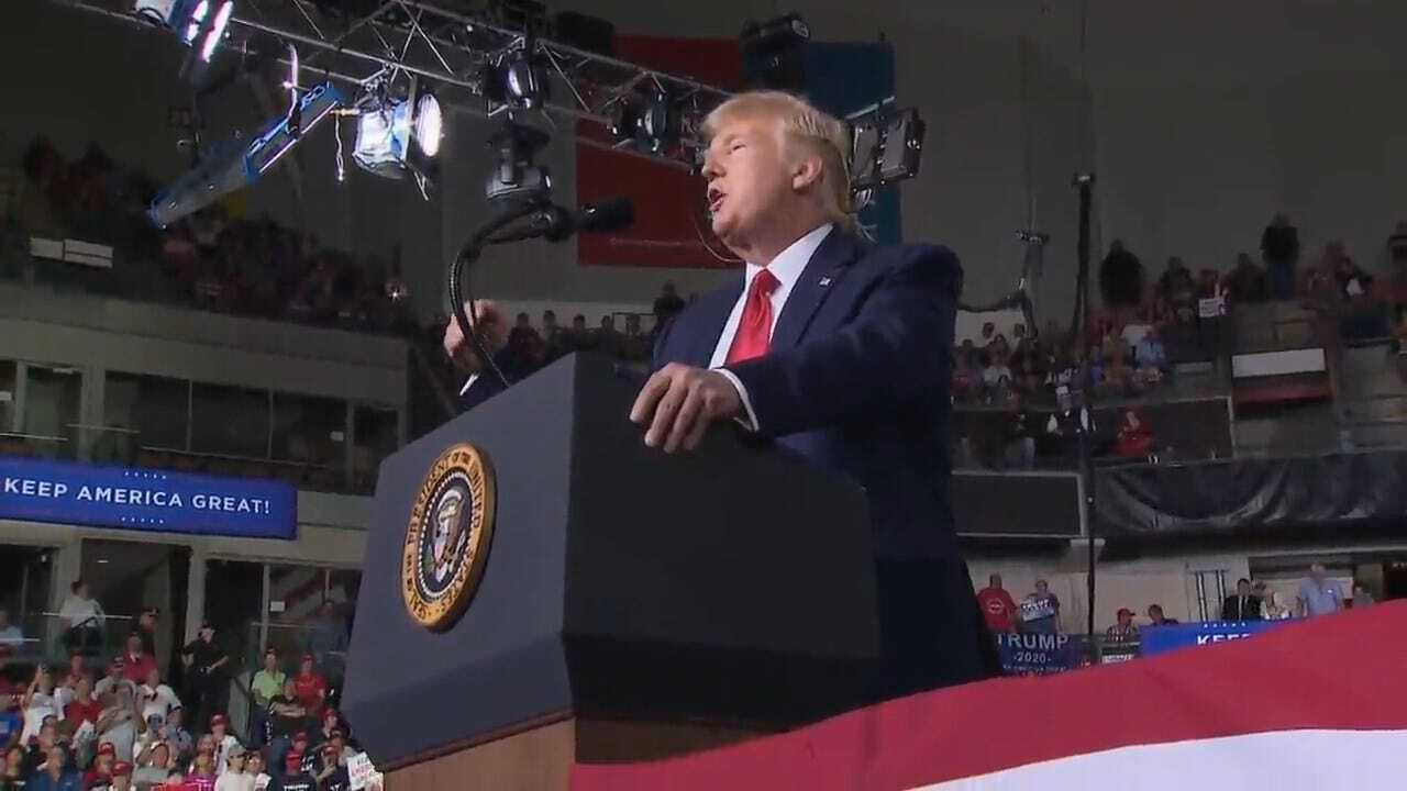 President Trump: 'Love Me Or Hate Me, You've Gotta Vote For Me'