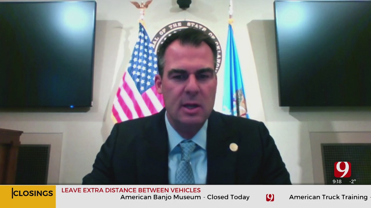 WATCH: Governor Stitt On Energy Emergency, Rolling Blackouts 