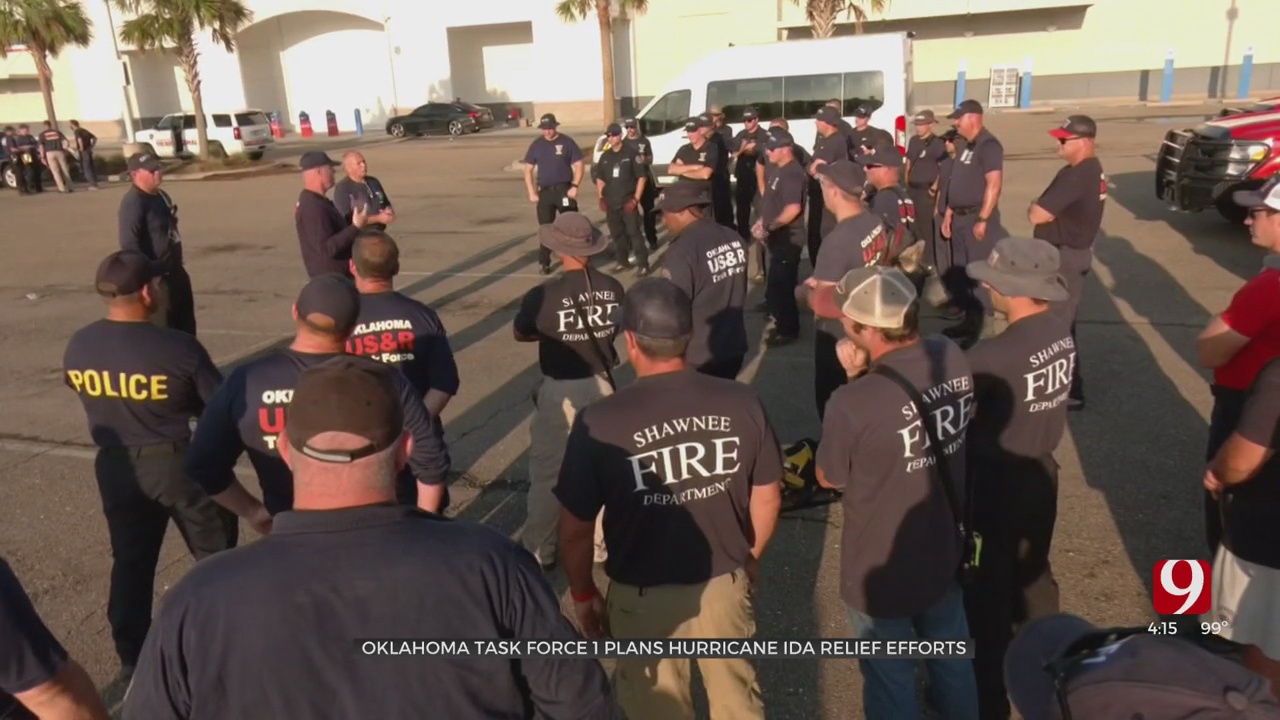 Oklahoma's Task Force 1 Continues Relief Efforts In Louisiana After Hurricane Ida